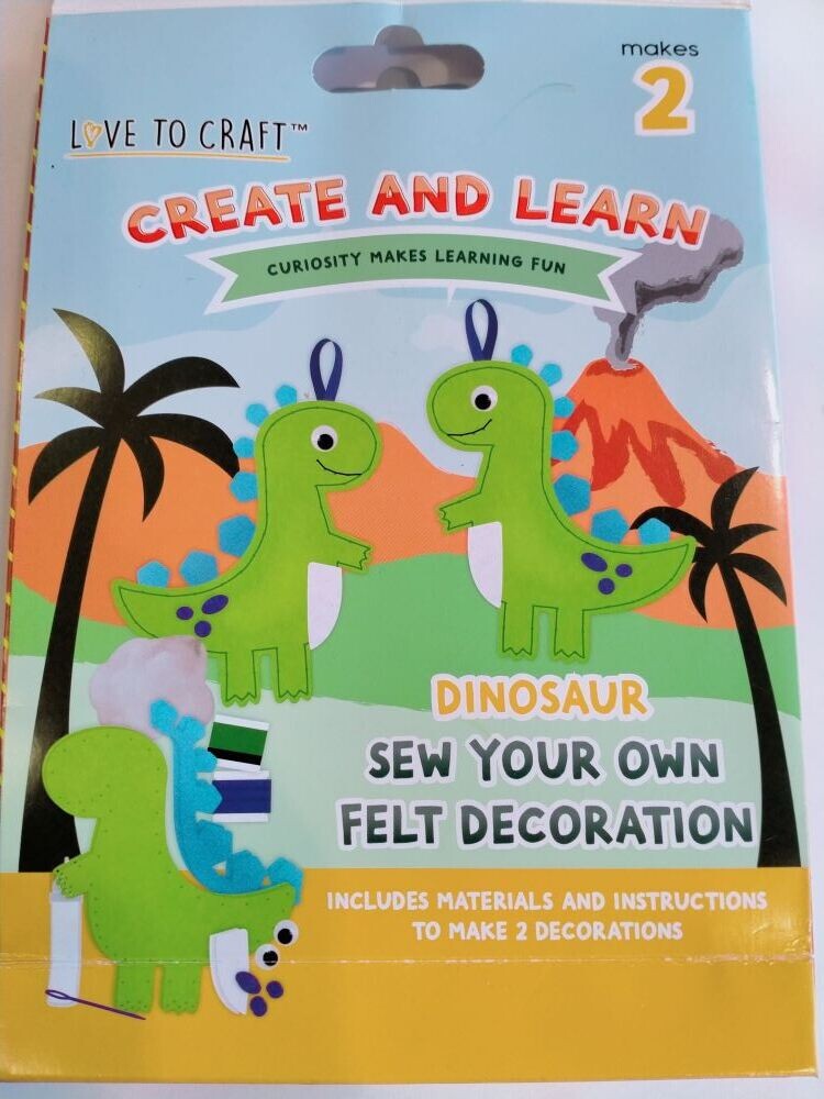 Felt Dinosaur Kit Trimcraft