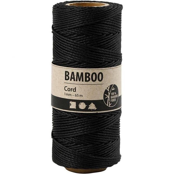 Bamboo Cord 1mm 65m Black
