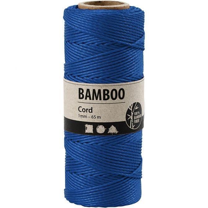 Bamboo Cord 1mm 65m Blue