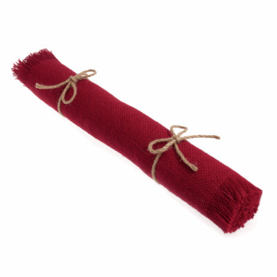 Hessian Roll:  2m x 40cm: Red Now £3