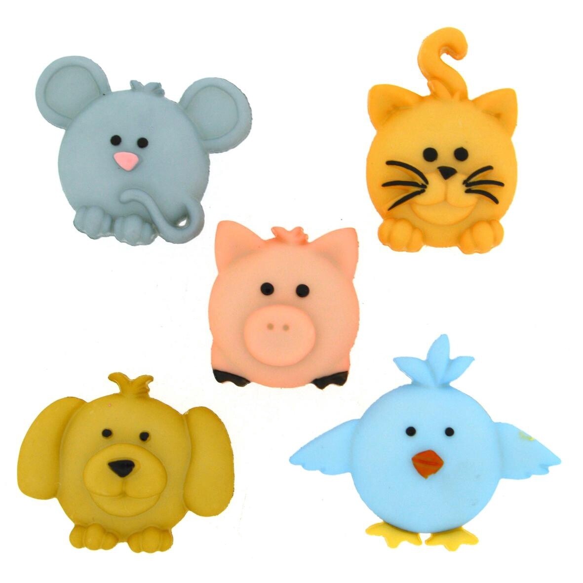 Dress It Up Buttons - Pudgy Pets