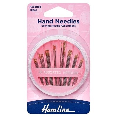 Hand Sewing Needles Asst x30
