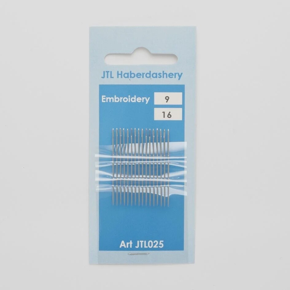 Hand Sewing Embroidery Needles Size 9 JTL