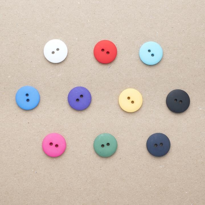 Button 20mm Two-Hole Matt