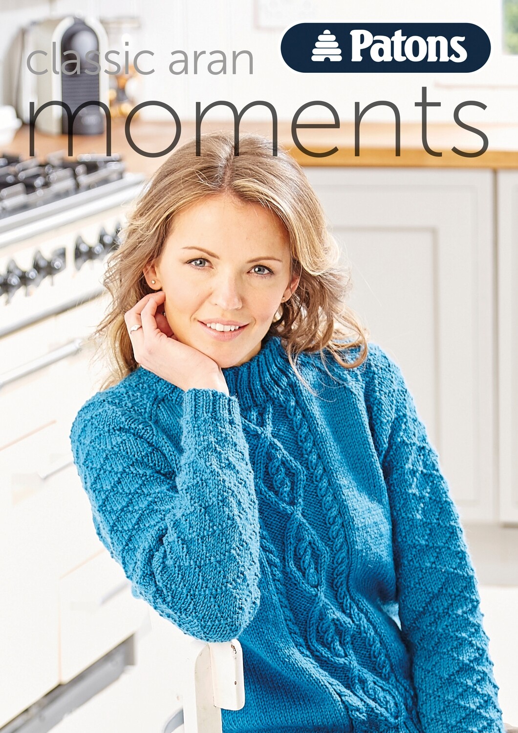 Classic Aran Moments knitting book by Patons