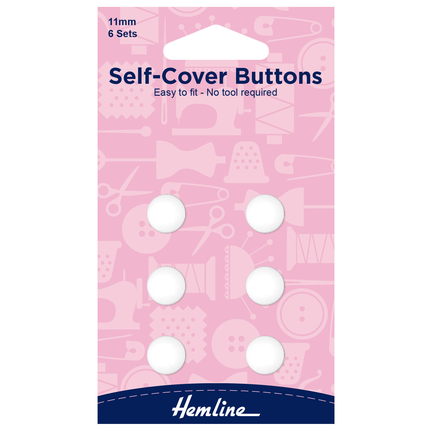 Cover Buttons: Nylon 11mm-38mm H