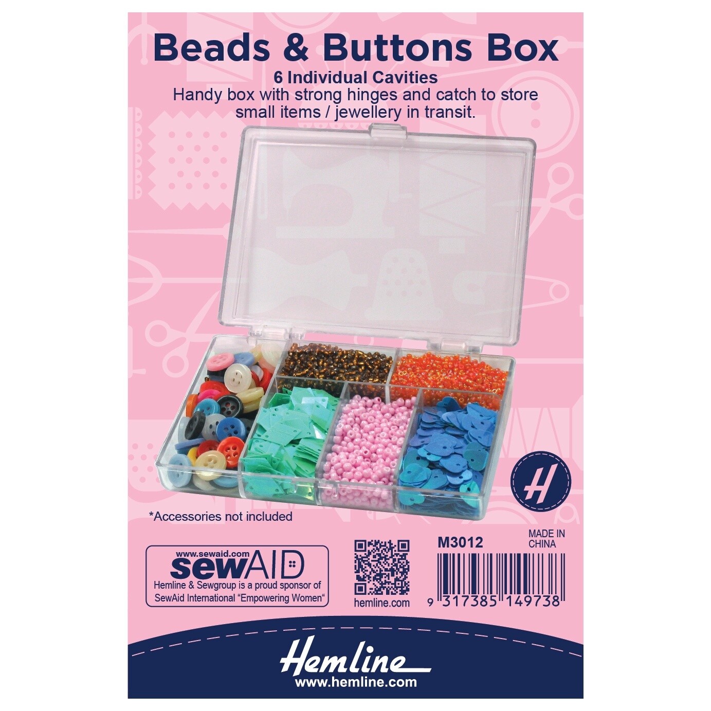Bead/Button Organiser Box