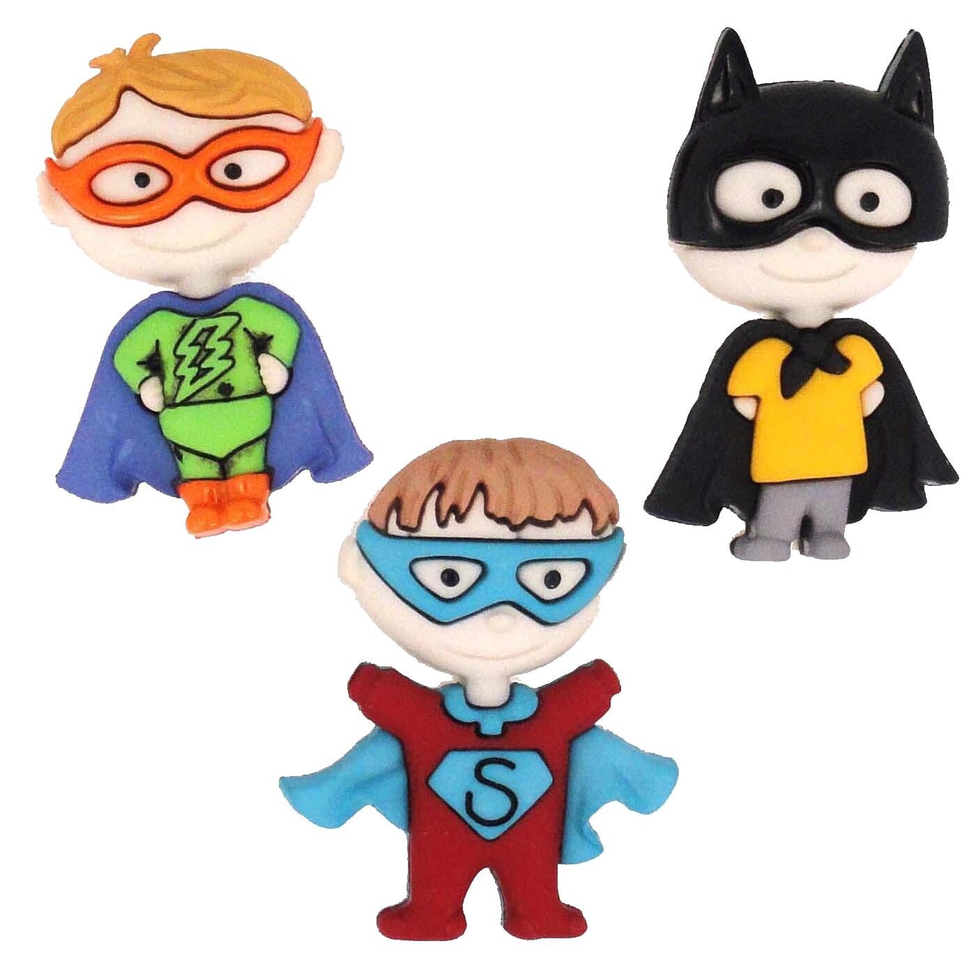Dress It Up Buttons - Be My Super Hero
