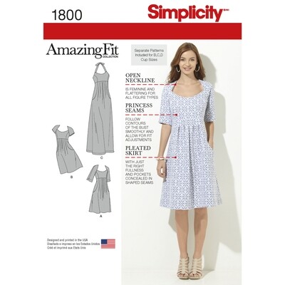 Simplicity Sewing Pattern 1800 BB 20W-28W
