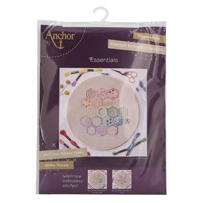 Anchor Embroidery: Honeycomb Stitch Sampler Half Linen
