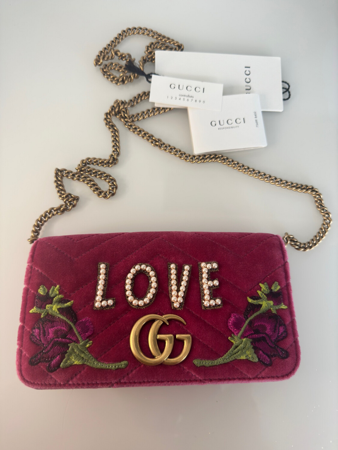 Gucci Velvet Mini Bag