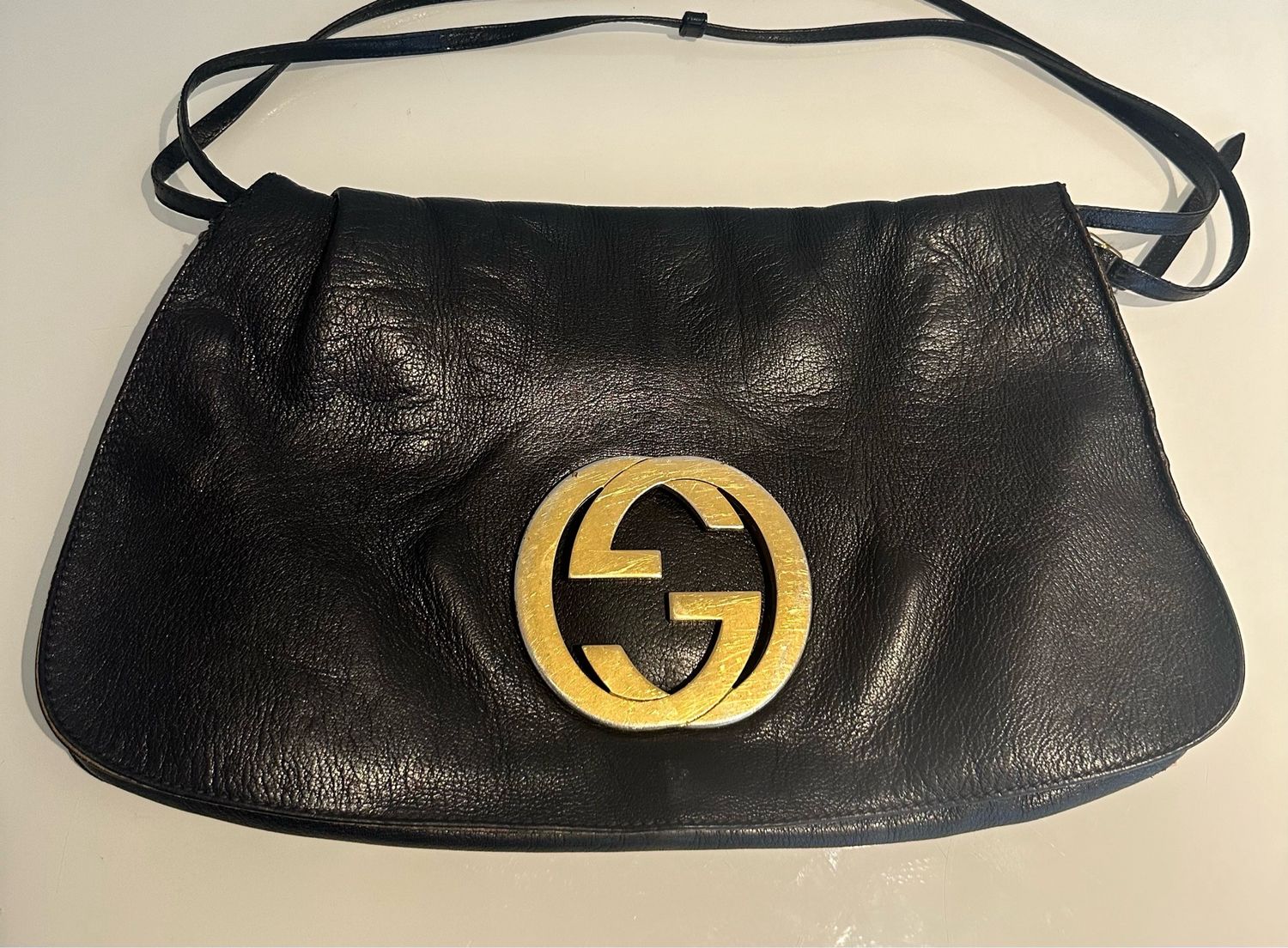 Gucci Black Leather Bag