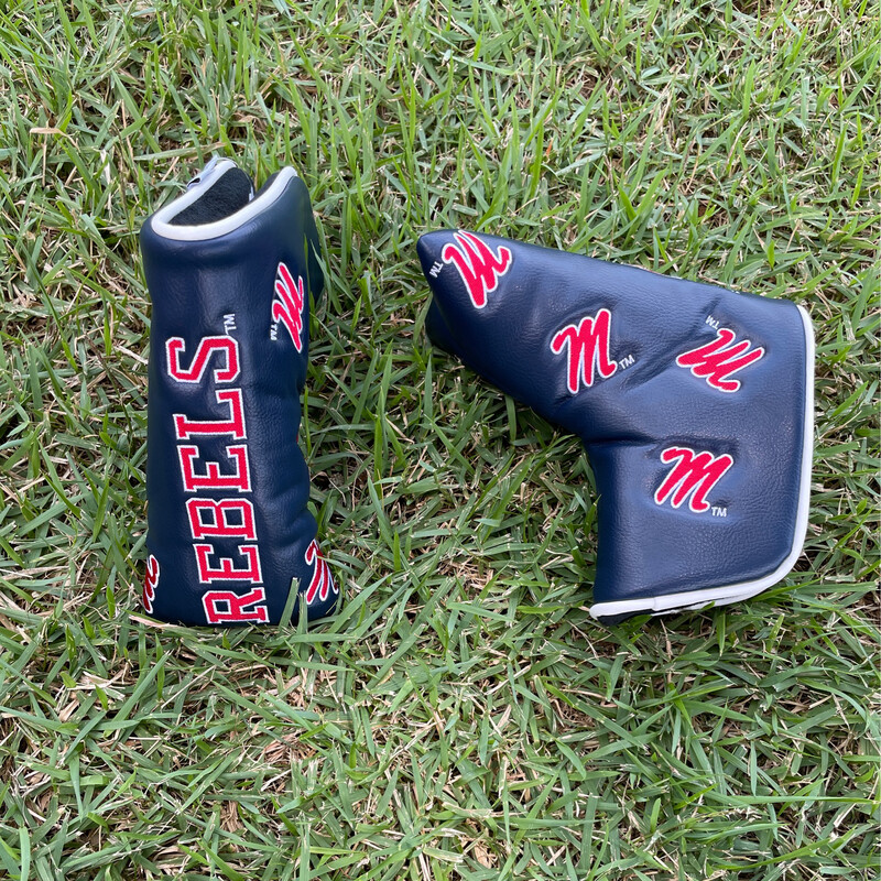Ole Miss Script M Putter Blade  &quot;Navy&quot;