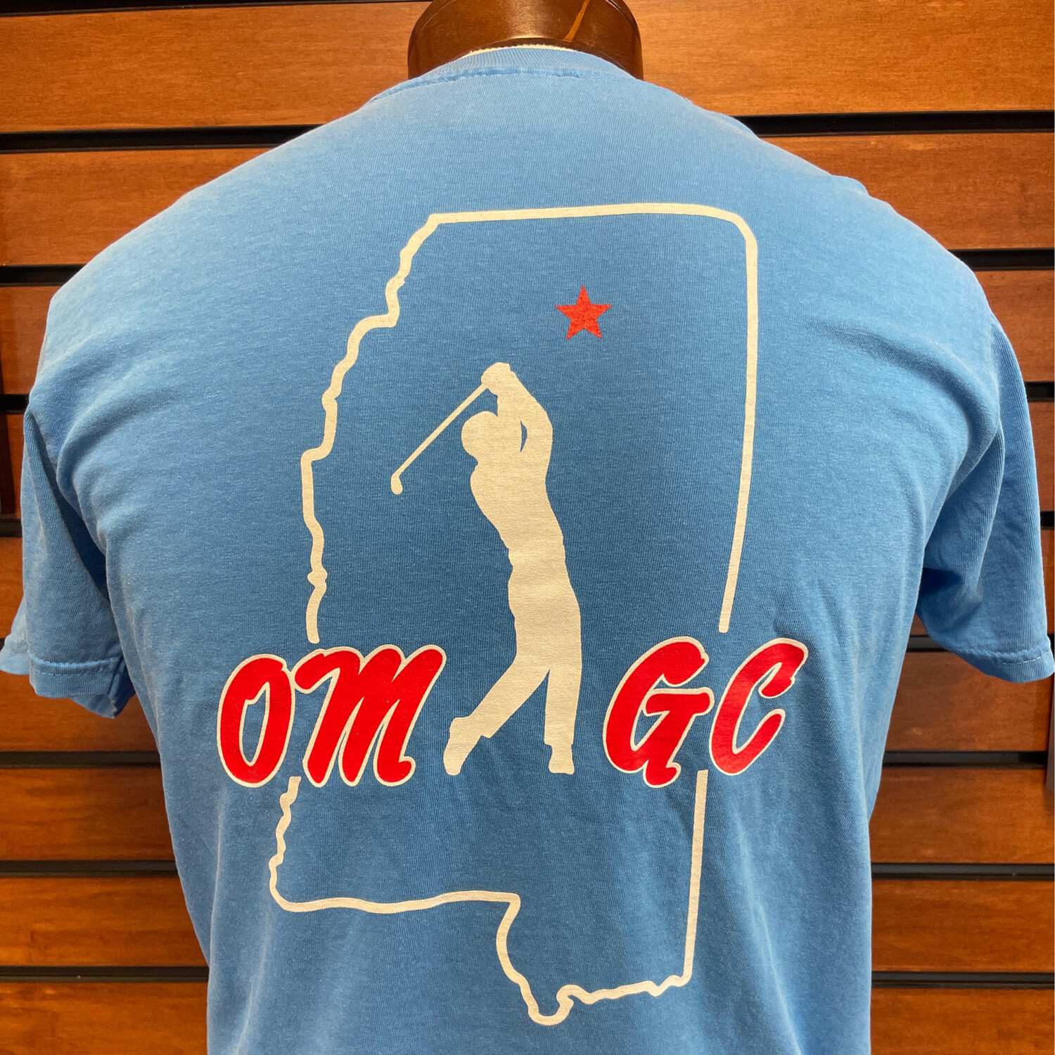 State of MS GC Short Sleeve T-Shirt (Powder Blue )