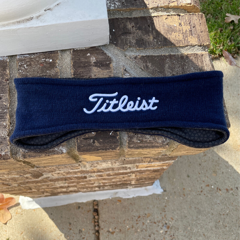 Titleist Merino Wool Earband (Navy) OMGC Logo