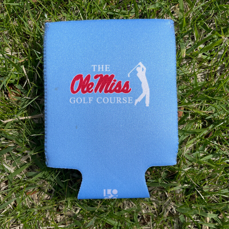 Ole Miss Golf Course Coozie (Powder Blue)
