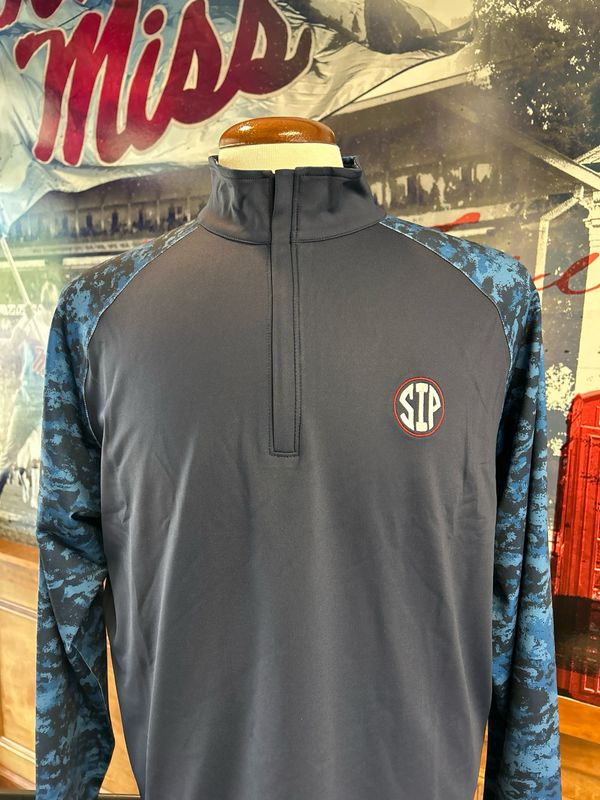 FJ Camo Color Block Pullover Navy &quot;SIP&quot;