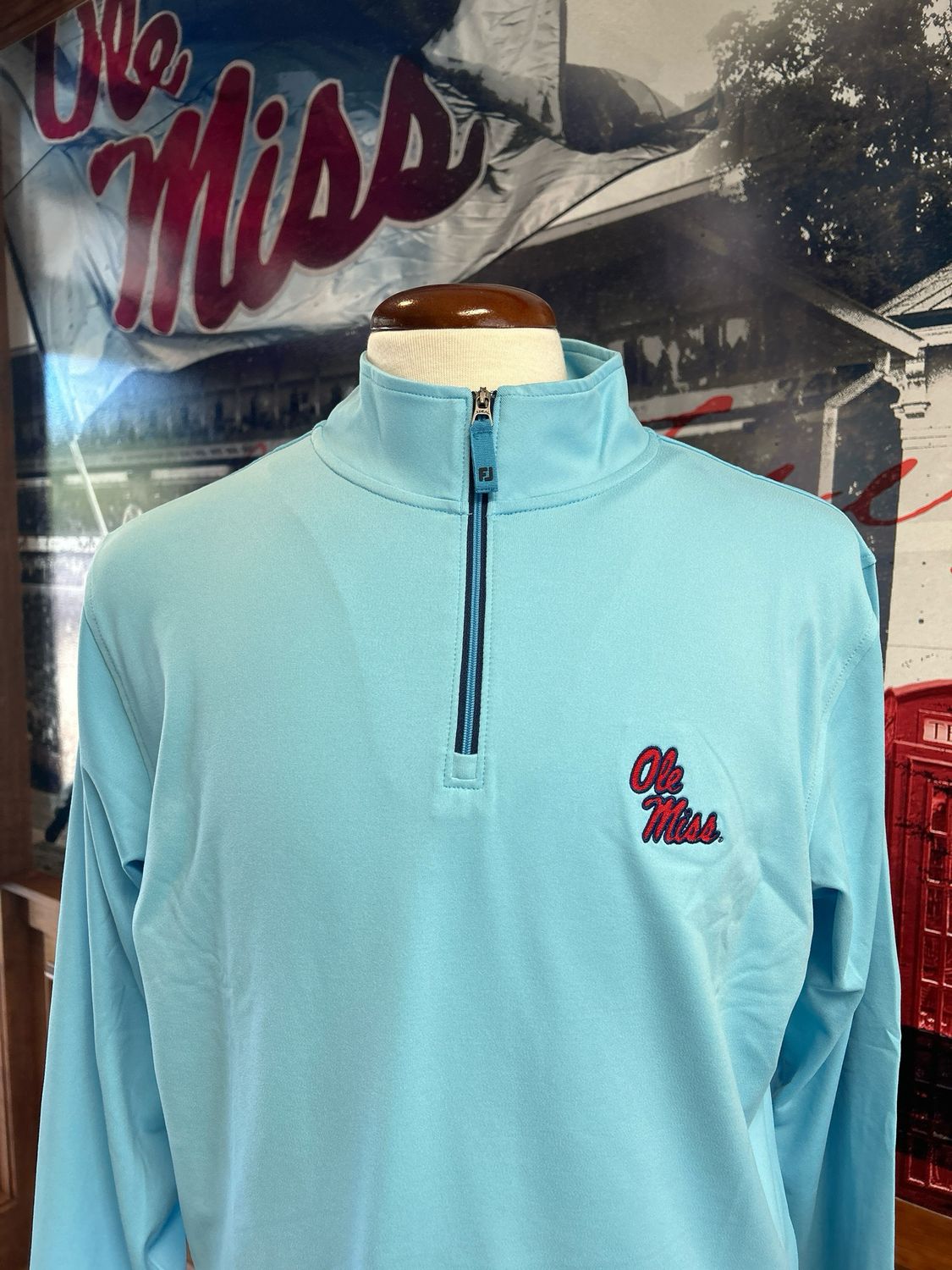 FJ Approach Quarter-Zip Light Blue