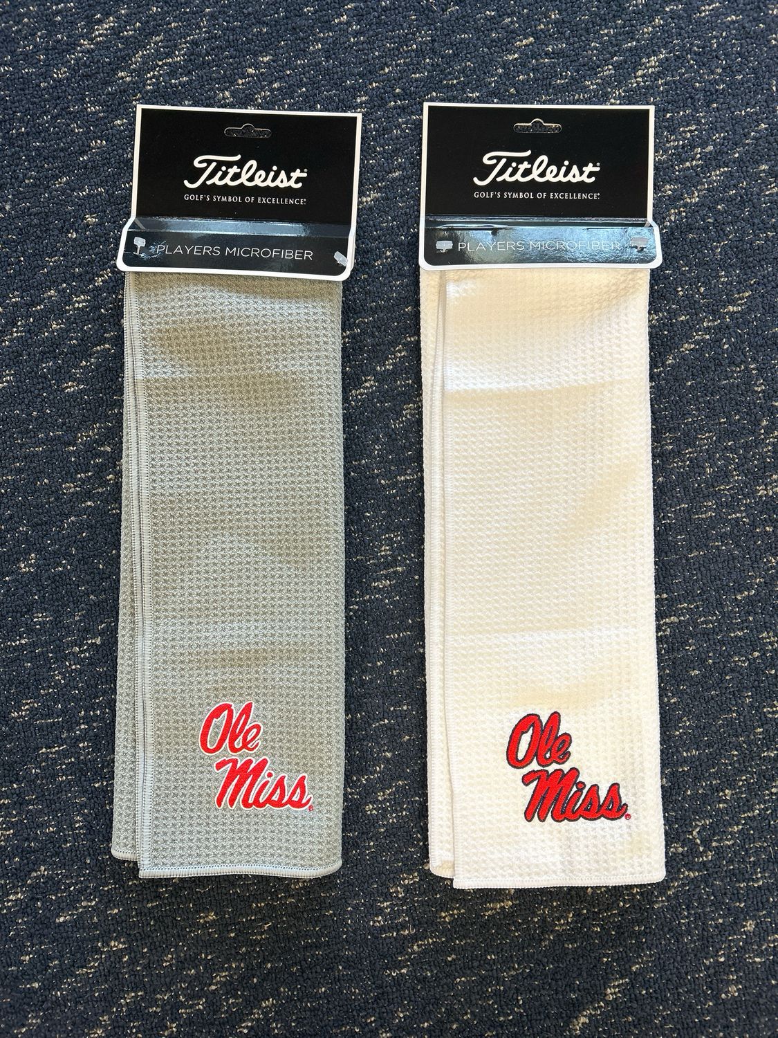 Titleist Players Microfiber Towel Ole Miss (Grey &amp; White)