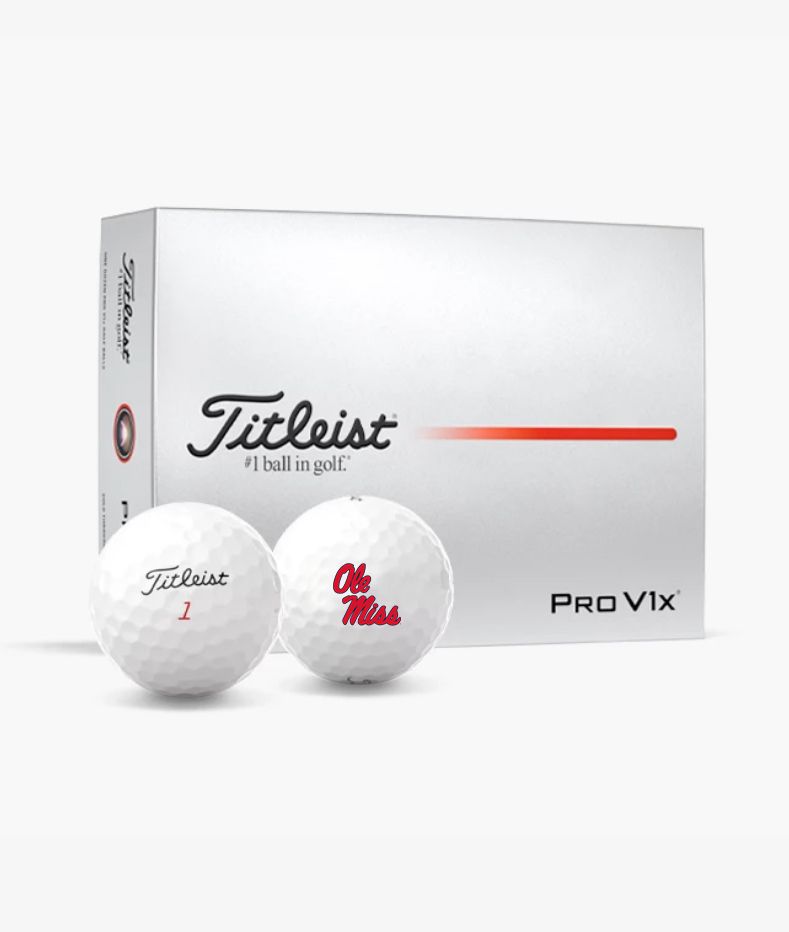 Titleist Pro V1X &quot;Ole Miss&quot;