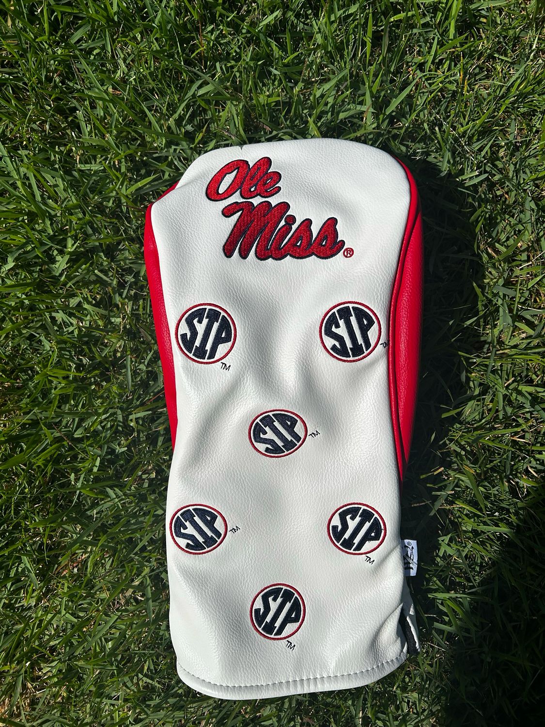 Ole Miss/SIP Driver Headcover Red/White