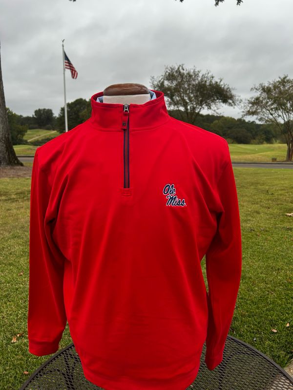 FJ Approach Quarter-Zip Red