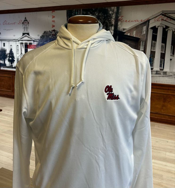 FJ Lightweight Hoody (White) Ole Miss