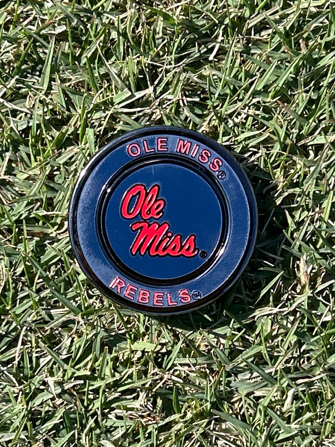 Ole Miss/SIP Duo Ball Marker "Gun Metal"