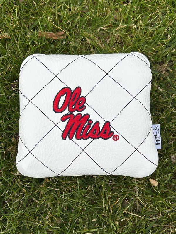 Ole Miss Quilt Stitch Mallet Putter Cover