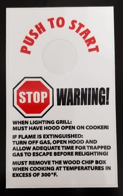 Igniter Decal replacement