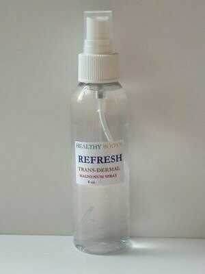 REFRESH -Trans-Dermal Magnesium Spray or Roll-on