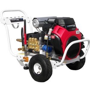 B4560HGEA600  Pressure-Pro Professional 6000 PSI (Gas-Cold Water) Polychain Belt-Drive Aluminum Frame Pressure Washer w/ General Pump & Electric Start Honda GX390 Engine