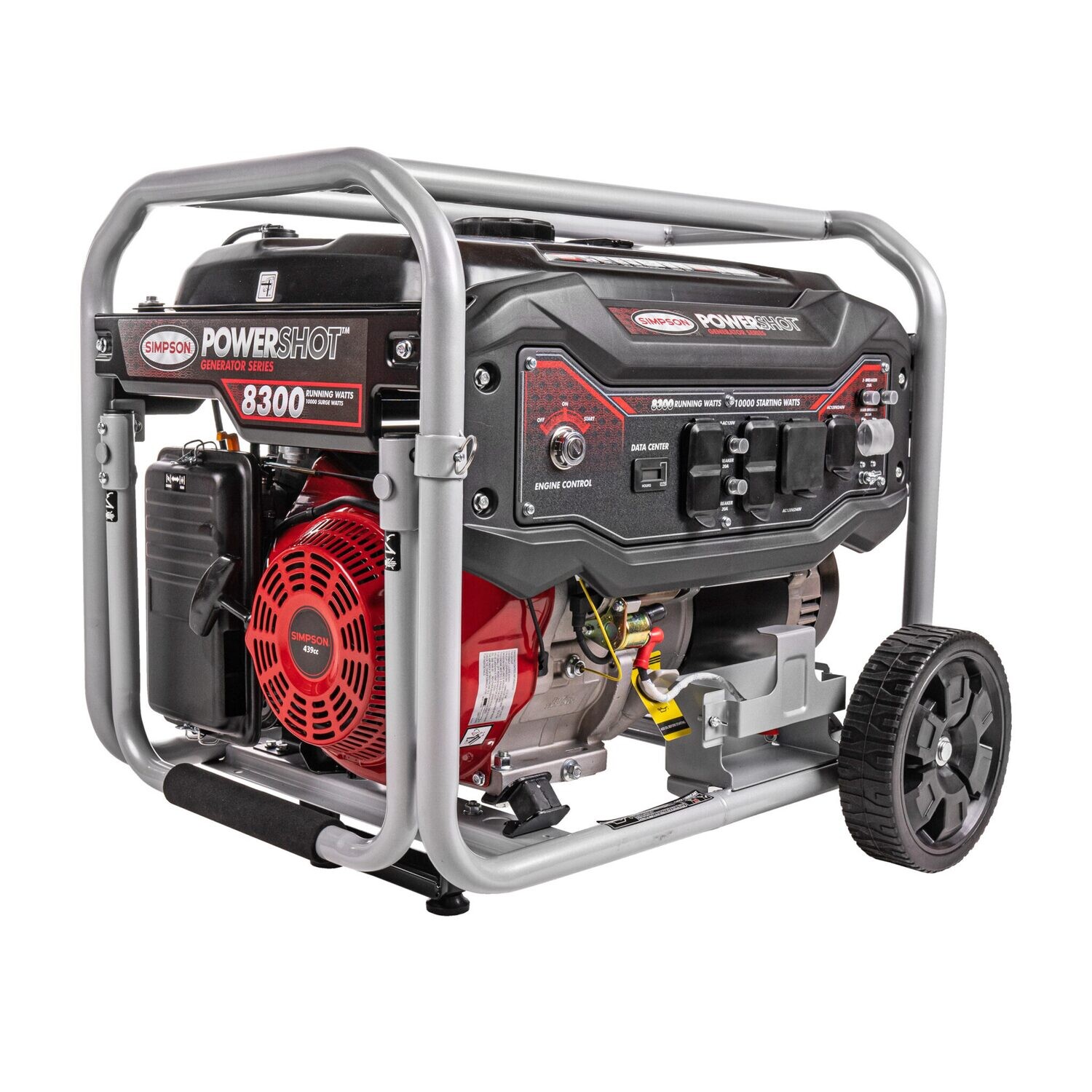SPG8310  SIMPSON GENERATOR 445cc 120/240V
8,300 running watts, 10,000 starting watts
