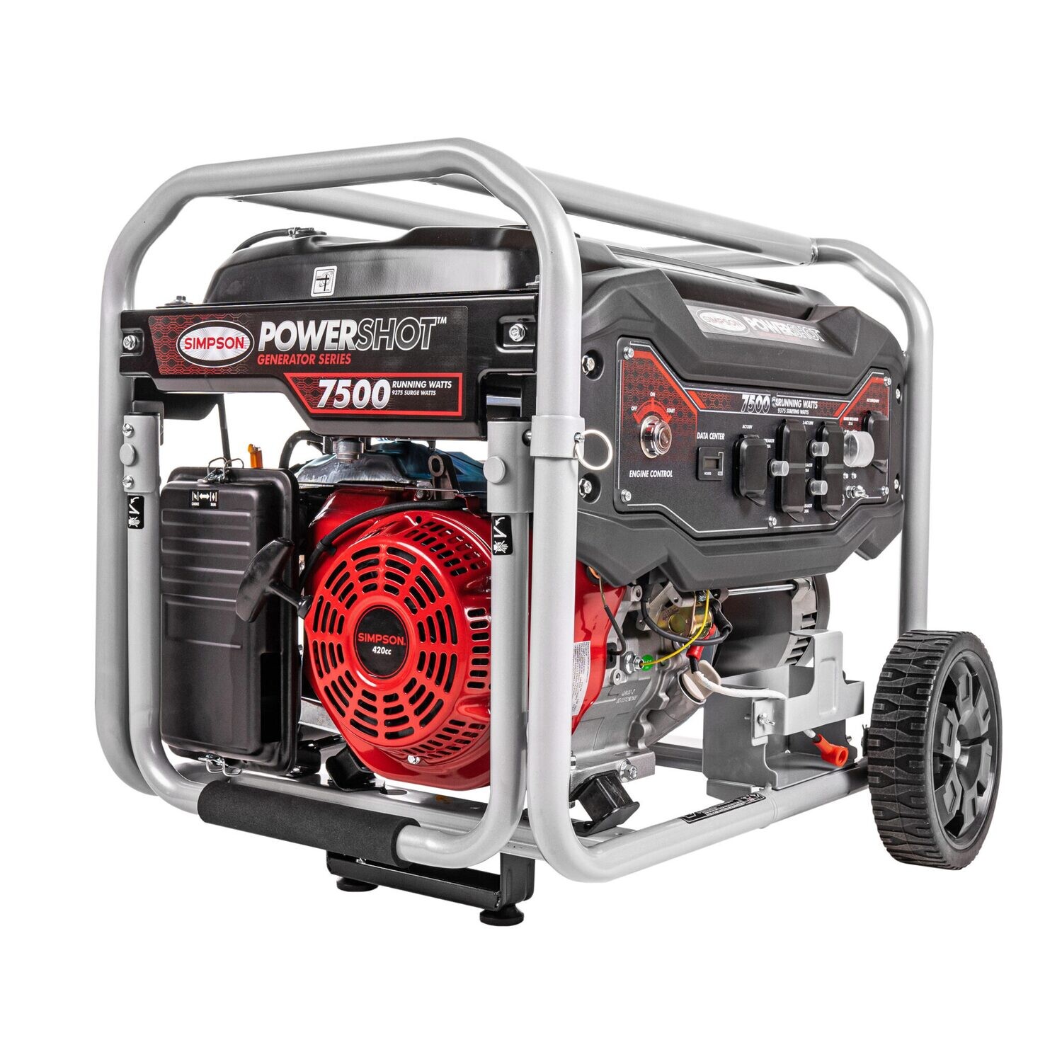 SPG7593E  SIMPSON GENERATOR 420cc 120/240V
7,500 running watts, 9,300 starting watts
