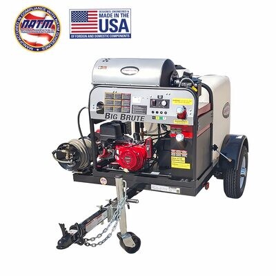 Mobile Trailer 95005 (49-State)
4000 PSI at 4.0 GPM HONDA® GX390 with COMET Triplex Plunger