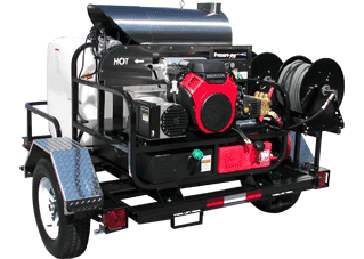 TR7012PRO-40HA Tow Pro Trailer, Super Skid 7.0 GPM @ 4000 PSI Honda GX690 with AR pump 12Volt