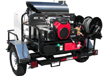 TR6115PRO-40HG  Tow Pro Trailer, Super Skid 5.5 GPM @ 4000 PSI
Honda GX690 wirh General Pump 115 Volt