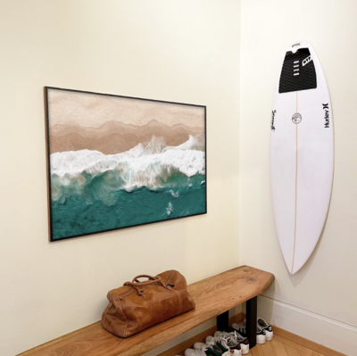 Surfboard Vertikale Wandhalterung