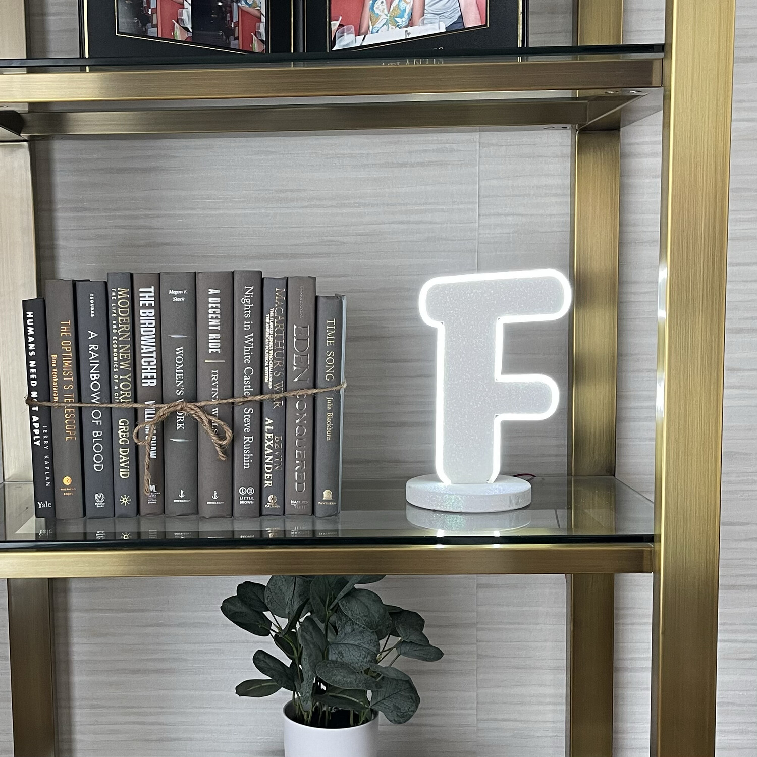 Table Top Neon Letter