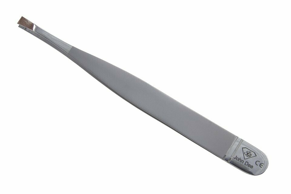 Haarzupfpinzette METALLIC | Gerade | 9,5 cm 