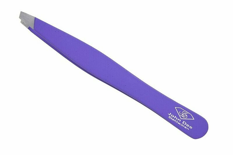 Haarzupfpinzette VIOLET | Schräg | 9cm Haarzupfpinzette VIOLET | Schräg | 9cm
