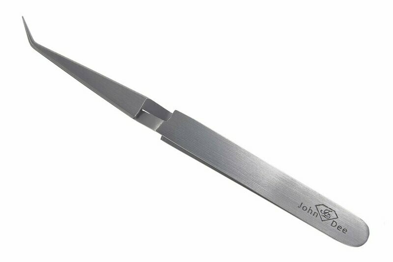 Klemmpinzette | Modellbaupinzette | Eckig gebogen | 13cm Klemmpinzette | Modellbaupinzette | Eckig gebogen | 13cm