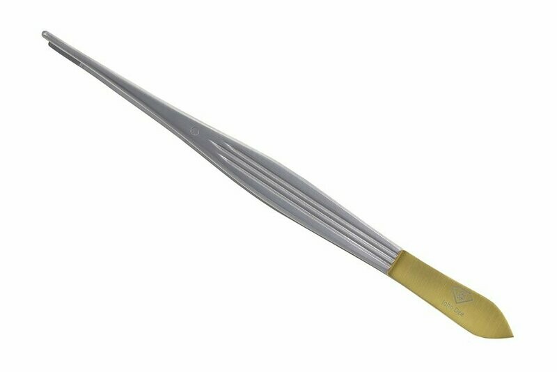 McINDOE Pinzette | Mit Hartmetalleinlagen | Gerade | 15,5cm