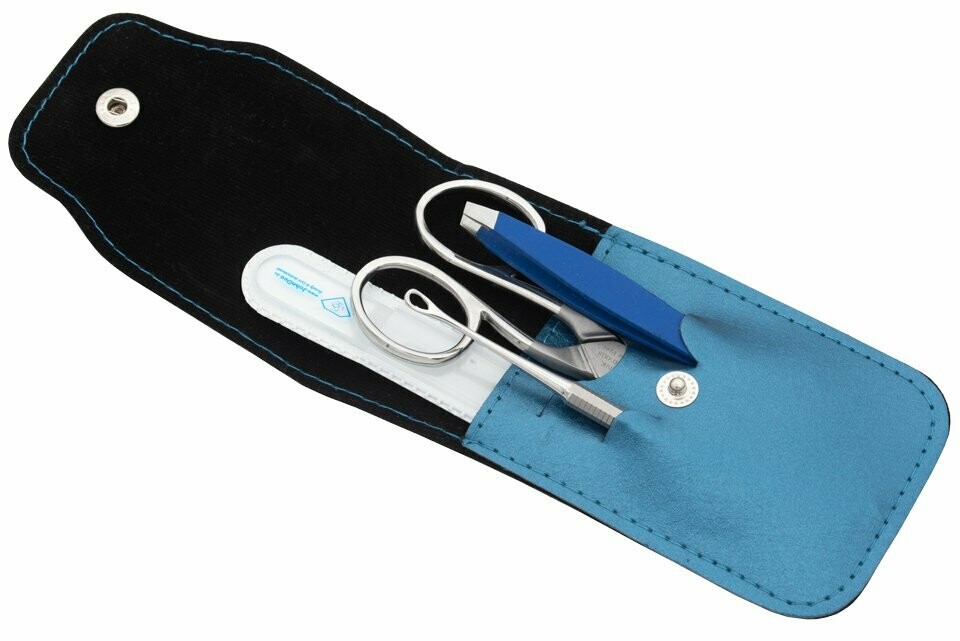 Körperpflegeset PROFESSIONAL | Nagelschere JUMBO, Nagelfeile, Haarzupfpinzette und Ohrenreiniger