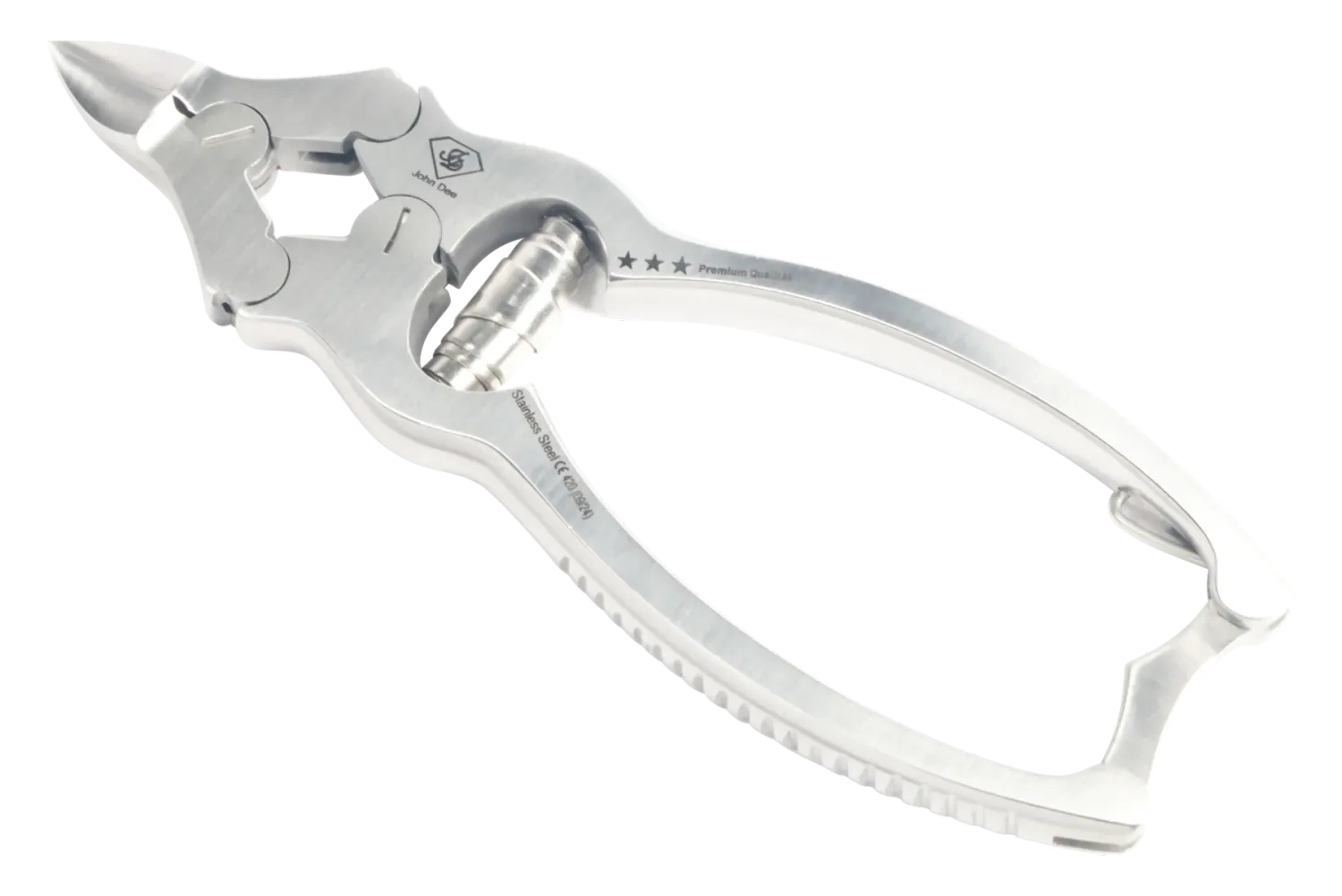 Nagelzange STRONG | Mit doppelter Übersetzung  | Gebogene Schneide | Gesamtlänge 15cm | Schneide 20mm
