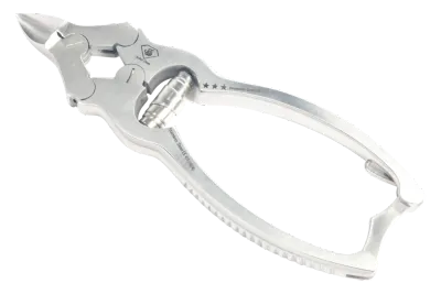 Nagelzange STRONG | Mit doppelter Übersetzung  | Gebogene Schneide | Gesamtlänge 15cm | Schneide 20mm