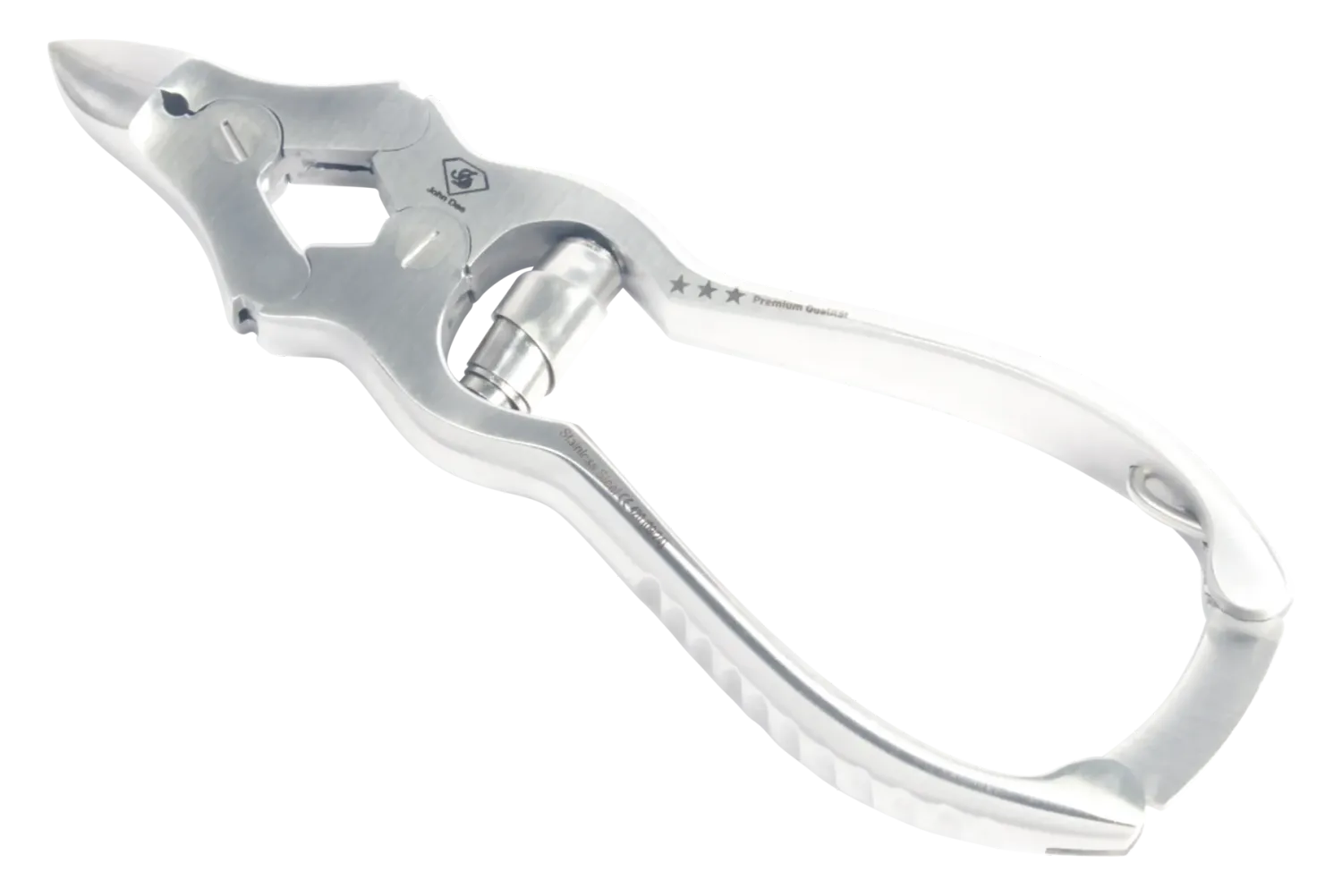 Nagelzange STRONG  | MINI | Mit doppelter Übersetzung | Gebogene Schneide | Gesamtlänge 12cm
