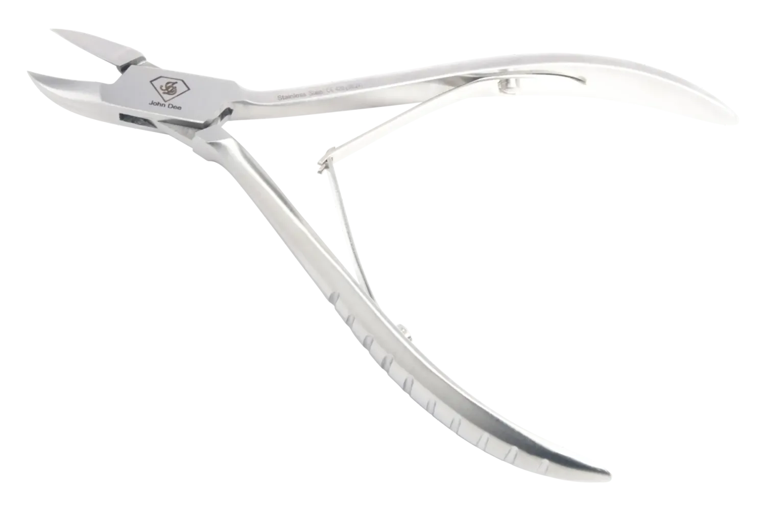 Nagelzange- gebogene Schneide | EXTRA GRIP | Gesamtlänge 13cm | Schneide 15mm