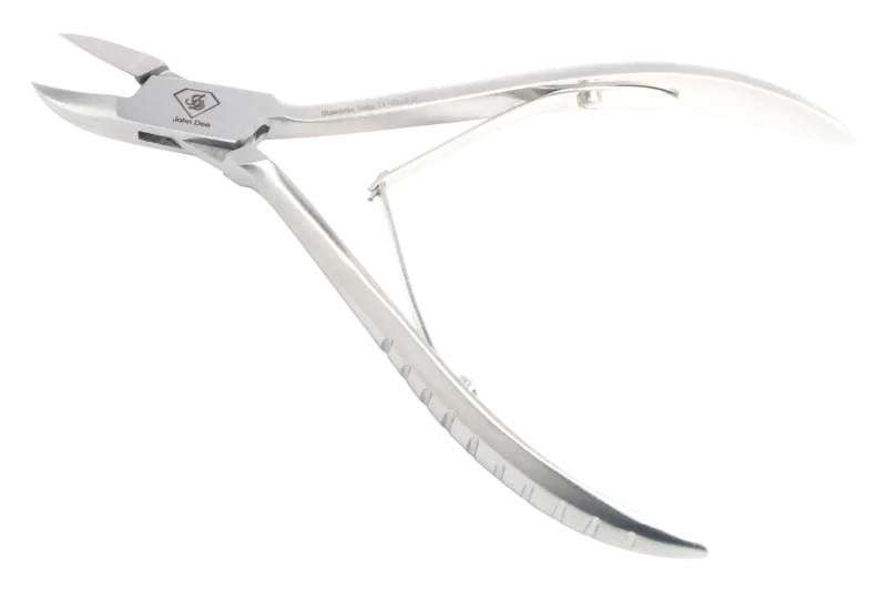 Nagelzange- gebogene Schneide | EXTRA GRIP | Gesamtlänge 13cm | Schneide 15mm