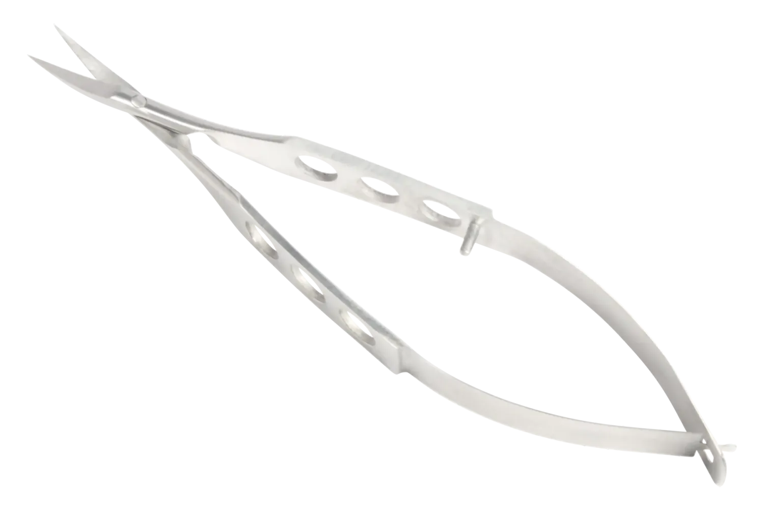Microschere / Gebogene Schneide / Gesamtlänge 11,5cm